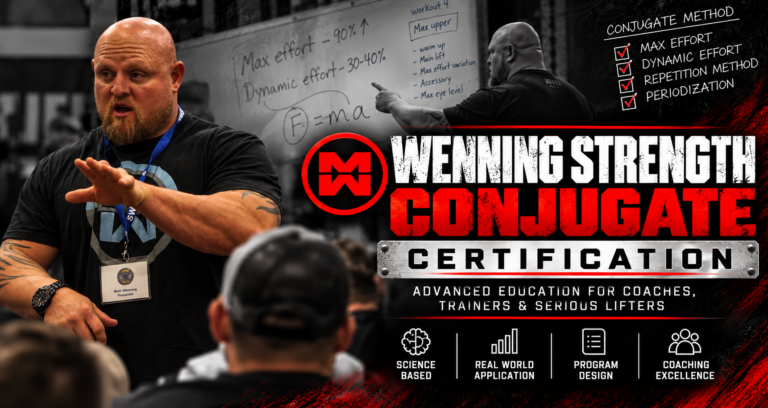 Wenning Strength Conjugate Certification